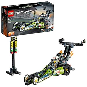 LEGO Technic Dragster, Trasformabile in Hot Rod, Macchina da Corsa 2in1 con Motore Pull-Back, Giochi per Bambini di 7+ Anni, 42103 30 lego LEGO Technic Dragster, Trasformabile in Hot Rod, Macchina da Corsa 2in1 con Motore Pull-Back, Giochi per Bambini di 7+ Anni, 42103 LEGO