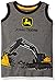 John Deere Toddler Boys Tee, Medium Heather Grey/Black, 2T