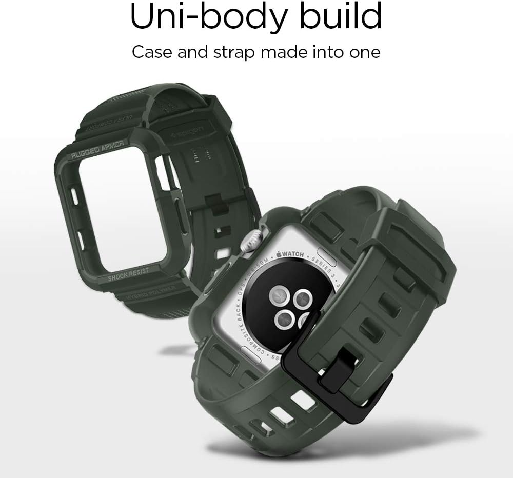 Spigen Rugged Armor Pro Funda Compatible con Apple Watch 42mm ...