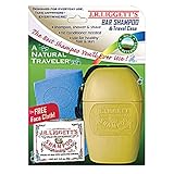 J.R. Liggett's Bar Shampoo & Travel Case, Natural Traveler