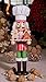 Clever Creations Chef 15 Inch Traditional Wooden Nutcracker, Festive Christmas Décor for Shelves and Tables