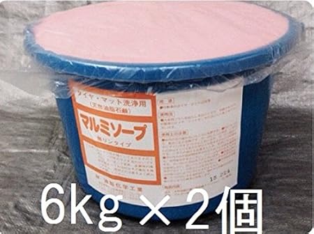 Amazon バケツ石鹸6kg2個セット 国産固形石鹸 タイヤ洗浄用 タイヤマット用石鹸 タイヤクリーナー 車 バイク