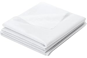 Iron on Non-Woven Fusible Interfacing 1.64"* 1.97yd, 2 Pack Single Sided RAINHOL Light-Weight White Interfacing for Sewing Quilting DIY Crafts