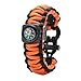 Gonex Paracord 550 Survival Bracelet, Emergency Survival Kit with Compass, Eye Knife, Fire Starter, Fishing Tool for Camping, Hiking, Hunting, Travelling