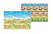 MyLine Baby Play Mat, Foam Floor Gym Rug, Non-Toxic, Non-Slip, Reversible, Waterproof, Great for Children, Toddler and Infant (Super Large, 78.7''x70.9''), Animal School/Train ABC