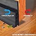MAZU Door Bottom Seal Strip Energy & Money Saving in Hot Summer Save Air Conditioner Cost Keep Bugs&Noise Off Under Door Sweep Weather Stripping Door Draft Stopper 2
