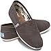TOMS Womens Classics Ash Canvas 001001B07-GREY Womens 8