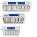SunLabz Smart Rechargeable Battery Charger - AA AAA NiMH NiCD Batteries - 8 Bay/Slot