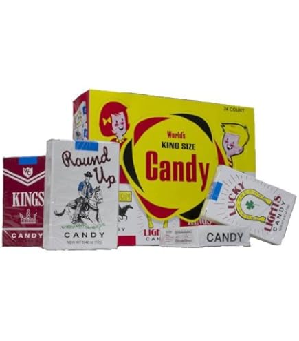 Amazon.com : World Confections Candy Cigarettes, Pack of 24 : Candy And  Chocolate Snack Size Bars : Grocery & Gourmet Food