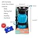 All Furry Buddies dog water bottle - no spill 18oz portable AutoDogMug for small and large dogs - The top refillable bowl keeps pets hydrated anywhere anytime- great for travel, outdoor, car trips