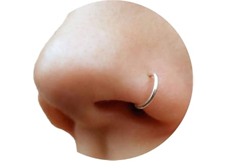 Fake Clip On Nose Ring 20g