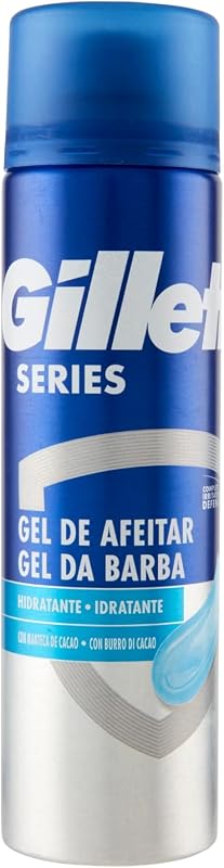Series Feuchtigkeitsspendendes Rasiergel mit Kakaobutter für Herrenrasierer, 200 ml