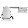Halo H99RTAT, 4" Housing Non-IC, Air-Tite Shallow Ceiling Remodel 120V Line Voltage