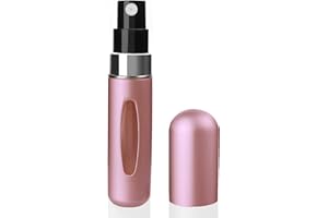 Fzbjayoon Refillable Perfume Atomizer Bottles，Portable Mini Separate Perfume Bottle，Travel and Outings Spray Bottles For Traveling 5ml (Pink)
