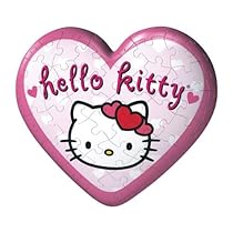 Hello Kitty 3d Heart Puzzle Ball - Holding Heart