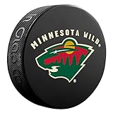 Minnesota Wild Basic Logo Souvenir Hockey Puck By Sher-Wood