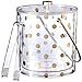 Kate Spade New York Raise a Glass Acrylic Ice Bucket, Gold Dots