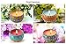 4 Set Soy Wax Colorful Scented Candles 2.4oz Each of Jasmine Lilac Gardenia Lily Total 40 Hours More Burning Time Strongly Floral Fragrance Mini Travel Tin Candle with Cute Container for Stress Reliefthumb 3
