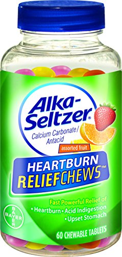 Alka-Seltzer Heartburn Relief Chews, 60 Count