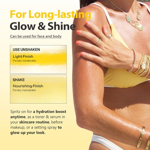 LBOYLOVE® White Truffle First Spray Serum, Hydrating Face Mist For Dry And Sensitive Skin, Dark Spot Correcting Glow Serum Multifunctional Spray, Body Mist For Women & Men, Vegan Korean Skincare