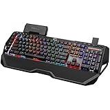 G.SKILL RIPJAWS KM780 RGB On-the-Fly Macro Mechanical Gaming Keyboard, Cherry MX Red