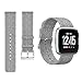 GeekSpark Compatible for Fitbit Versa Bands, Woven Fabric Quick Replacement Accessories Wristbands with Classic Square Stainless Steel Clasp for Fitbit Versa Smartwatch