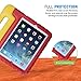 HDE Shock Proof iPad Case for Kids Bumper Cover Handle Stand for Apple iPad 2 iPad 3 iPad 4 (Red & Yellow)