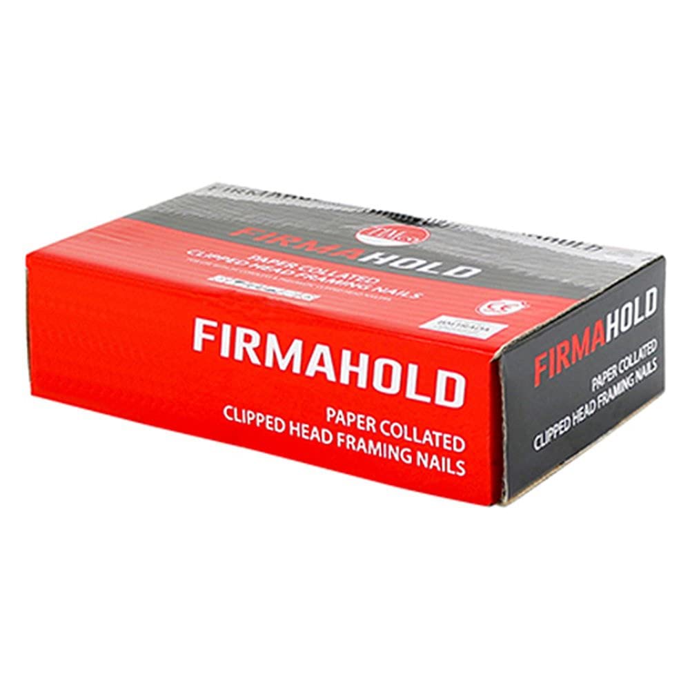 TIMCO Firmahold Collated Clipped Head Nails Ring Shank - 3.1 x 80 - Stainless Steel - Box of 1100