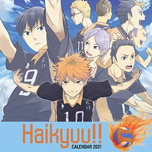 Haikyuu!!: 12-month Calendar 2021 - 8.5''x8.5'' - Anime Calendar