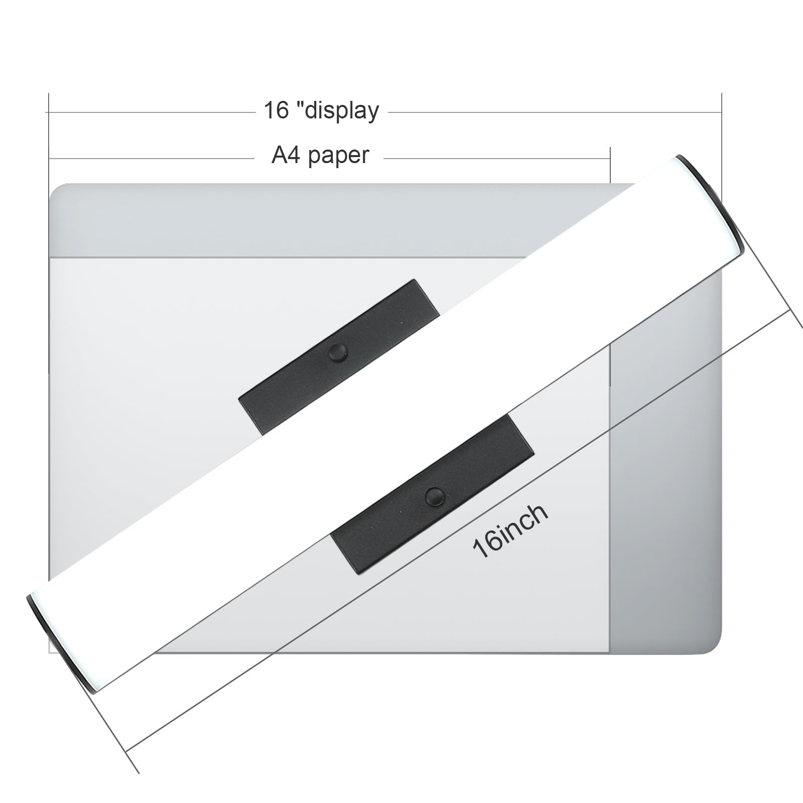 BICRINK Matte Black Vanity Light Bar 16\