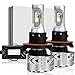 NINEO H13 LED Headlight Bulbs,9008 Hi/Lo beam,CREE XHP50 Chips,360 Degree Adjustable Beam Pattern Conversion Kit 6500K 12,000Lm