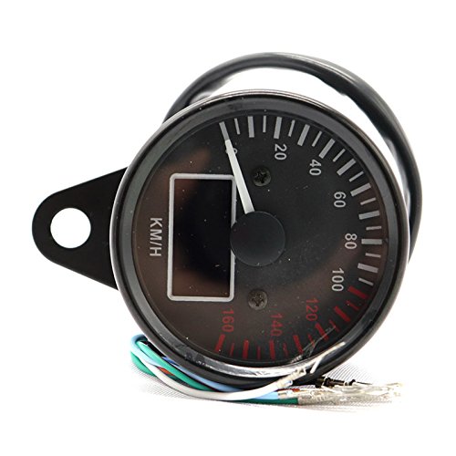 ETbotu Mini DC 12V LED Ammeter Display Instruments Multi-functional Gauge Odometer Accessory - Thumbnail 2