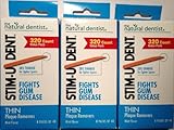 Stim-U-Dent Thin Plaque removers, 320ct. 3 PACK! Mint