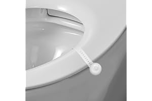 Linkidea 3 Pcs Silicone Toilet Cover Lifter, Adjustable Toilet Seat Lifter with Scale, Reusable Toilet Seat Handle to Lift, B