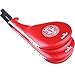 PMLAND 2 Pcs Red Taekwondo Durable Kick Pads Targets for Kickboxing Training