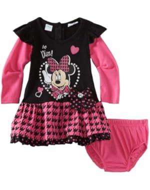 Baby Girls' 2 Piece Minnie Mouse Diva Dress Set