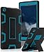 SKYLMW All-New Amazon Fire HD 8 (2016 6th Generation) Case,[Kickstand Feature],Shock-Absorption/High Impact Resistant Heavy Duty Armor Defender Case,Black Blue