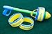 HurriK9 Foot Flying Ring for Dogs Starter Pack, Launcher Plus 3 Rings