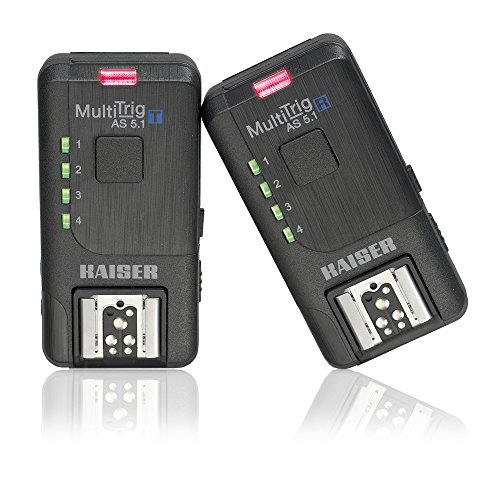 Kaiser Fototechnik 7001 Funk-Kamera- /Blitzauslöser (MultiTrig AS 5.1, Sender AS 5.1T und Empfänger AS 5.1R)