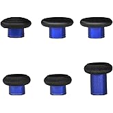 6 in 1 Metal Thumbsticks for Xbox One Elite Series 2, Elite 2 Core Controller Thumbsticks Joystick Replacement for Xbox Elite Series 2/2 Core Controller, Metal Mod 6 Swap Joysticks (Blue)