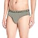 Calvin Klein Men's Underwear Id Cotton Hip Brief, Grey Heather, L