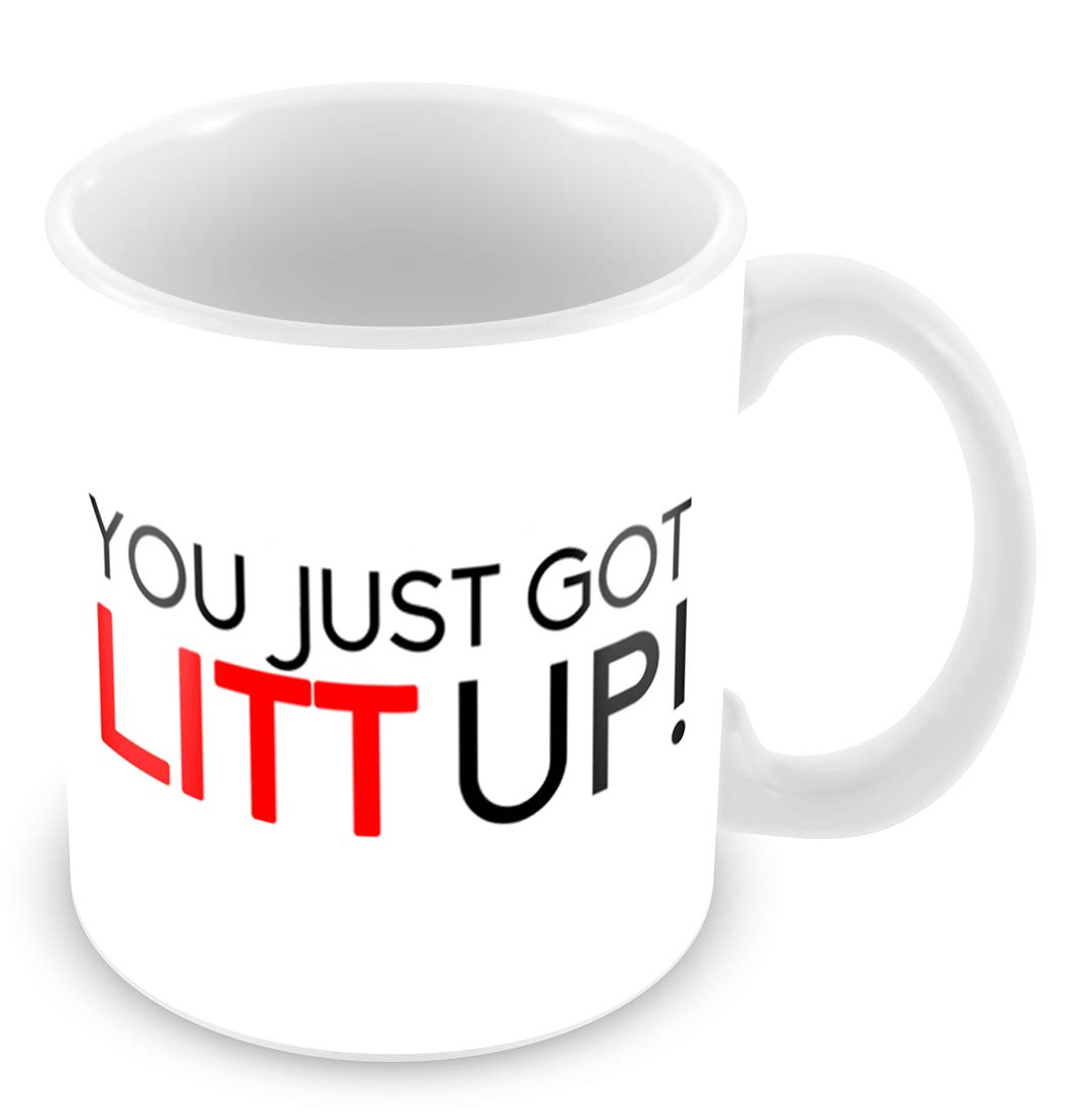 FT You Just Got Litt Up Ceramic White 11oz Mug