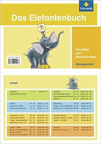 Das Elefantenbuch Ausgabe 2010 Ubungskartei 2 Ds Schreiben Und Rechtschreiben Ausgabe 2010 Ubungskartei 2 Ds Das Elefantenbuch Schreiben Und Rechtschreiben Ausgabe 2010 Amazon De Bucher