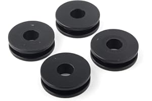 Newsmarts Replacement Detachable Windshield Bushing Grommets Fit for Harley Road King Softail 2000-2014, Black