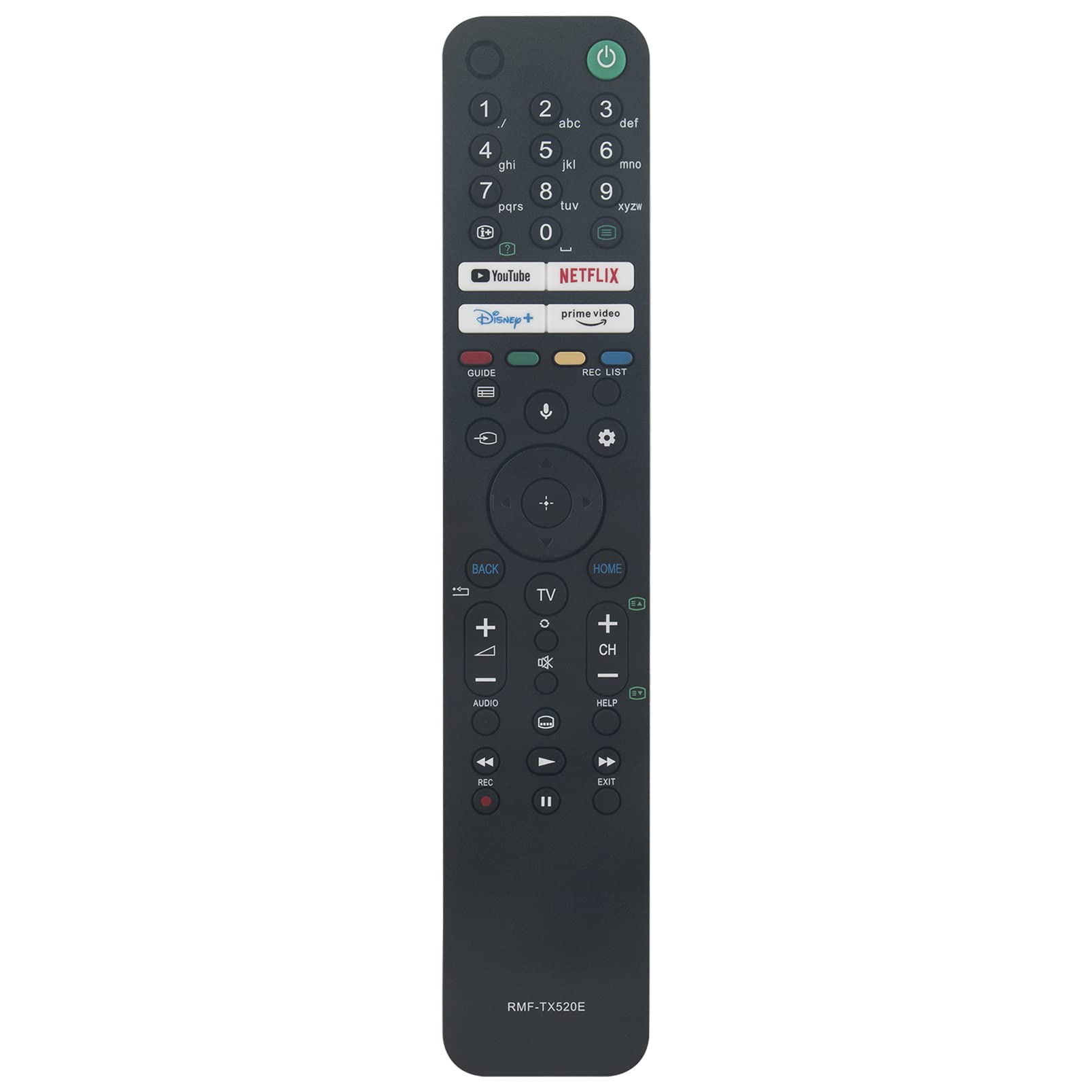 ALLIMITY Voice Remote Control Replace fit for Sony 4K 8K Ultra HD TV RMF-TX520E RMFTX520E X80J X81J X82J X89J X90J X95J