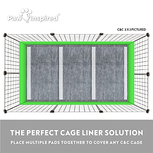 Paw Inspired Disposable Guinea Pig Cage Liners Bamboo Charcoal Odor
