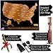 Scratch Off Map of USA Travel Poster with US States Outlined State Flags 24