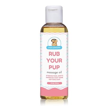 Papa Pawesome Rub Your Pup Massage Oil for Pet Dogs (100 ml)