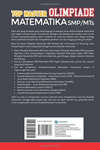 Top Master Olimpiade Matematika Smp Nasional Dan Internasional Indonesian Edition Muslihun 9786024524357 Amazon Com Books