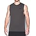 Under Armour Men's Threadborne Siro Muscle Tank, Carbon Heather/Black, X-Large